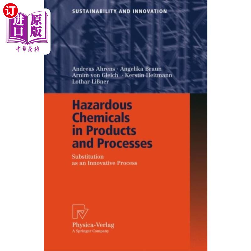 海外直订Hazardous Chemicals in Products and Processes 产品和工艺中的危险化学品