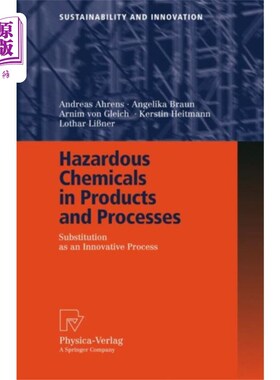 海外直订Hazardous Chemicals in Products and Processes 产品和工艺中的危险化学品