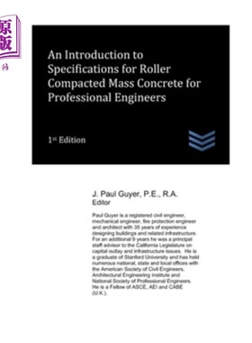 海外直订An Introduction to Specifications for Roller Compacted Mass Concrete for Profess 面向专业工程师的碾压大体积