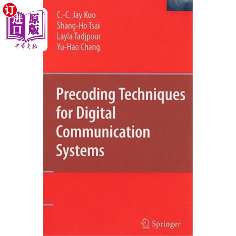 海外直订Precoding Techniques for Digital Communication Systems 数字通信系统预编码技术“，