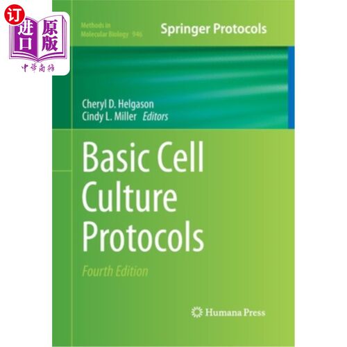 海外直订Basic Cell Culture Protocols 基本细胞培养协议