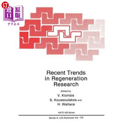 海外直订Recent Trends in Regeneration Research 再生研究的最新趋势