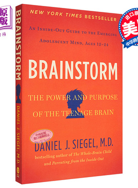 丹尼尔 西格尔 青春期大脑风暴 青少年是如何思考与行动的 英文原版 Brainstorm The Power and Purpose【中商原版】