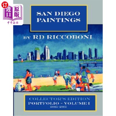 海外直订San Diego Paintings by R.D. Riccoboni - Collector's Portfolio R.D.Riccoboni的圣地亚哥画作——收藏家作品集