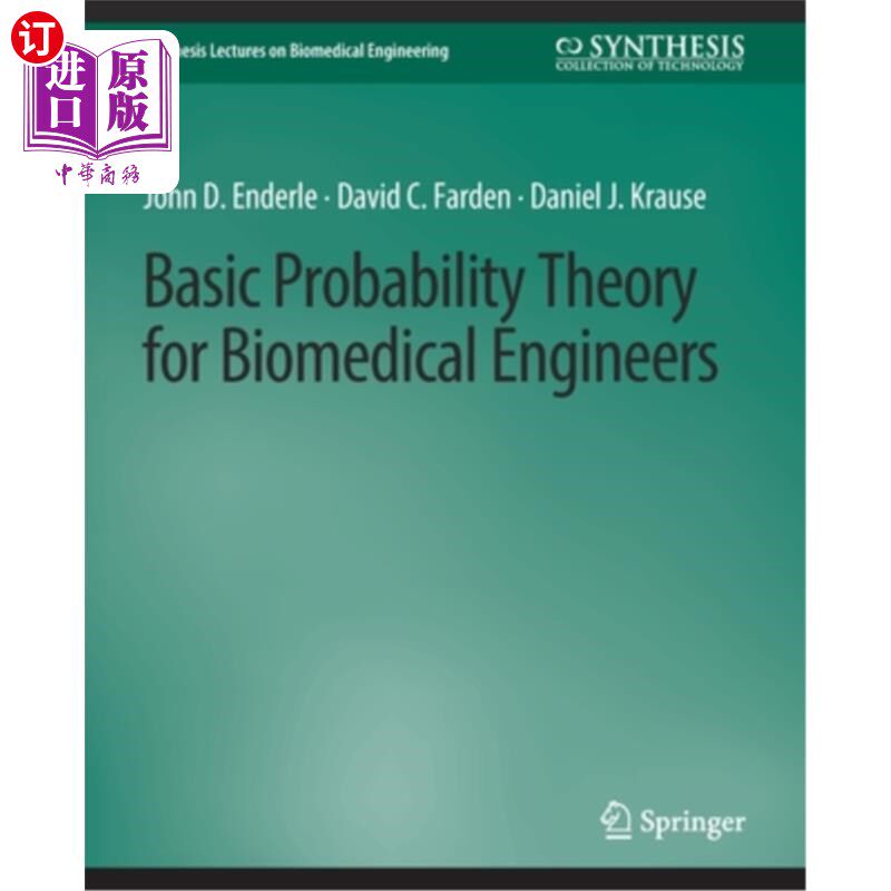 海外直订医药图书Basic Probability Theory for Biomedical Engineers 生物医学工程师基本概率论