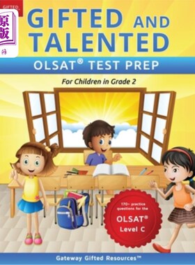 海外直订Gifted and Talented OLSAT Test Prep Grade 2: Gifted Test Prep Book for the OLSAT 天赋异禀的OLSAT