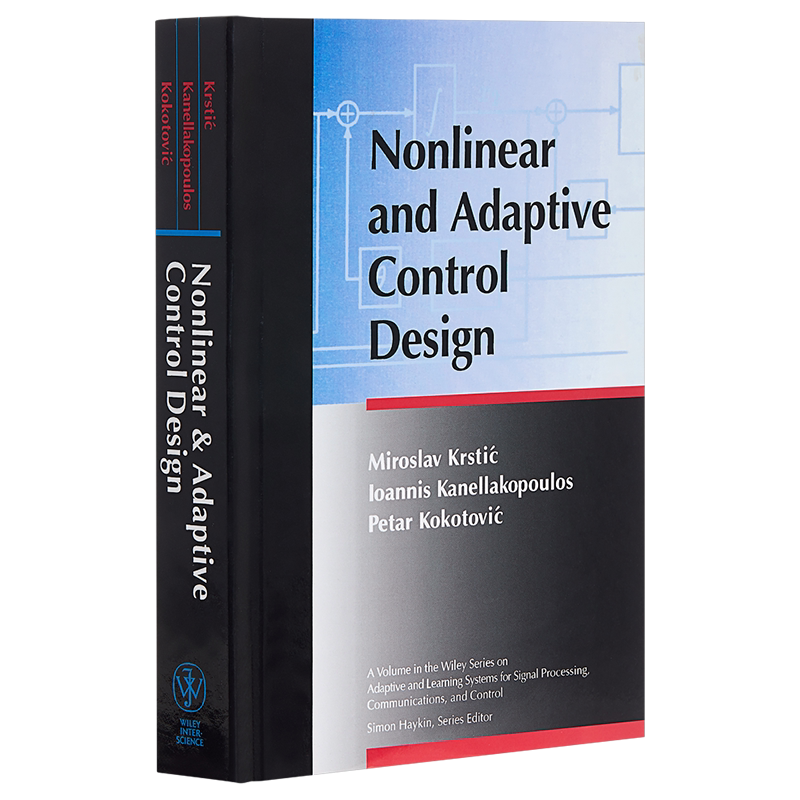 Nonlinear and Adaptive Control Design 英文原版 非线性自适应控制设计 系统科学 Miroslav Krstic【中商原版】