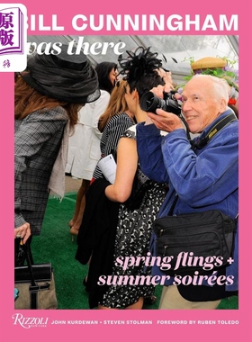 Bill Cunningham 进口艺术 美国摄影师时尚比尔坎宁安 Rizzoli【中商原版】