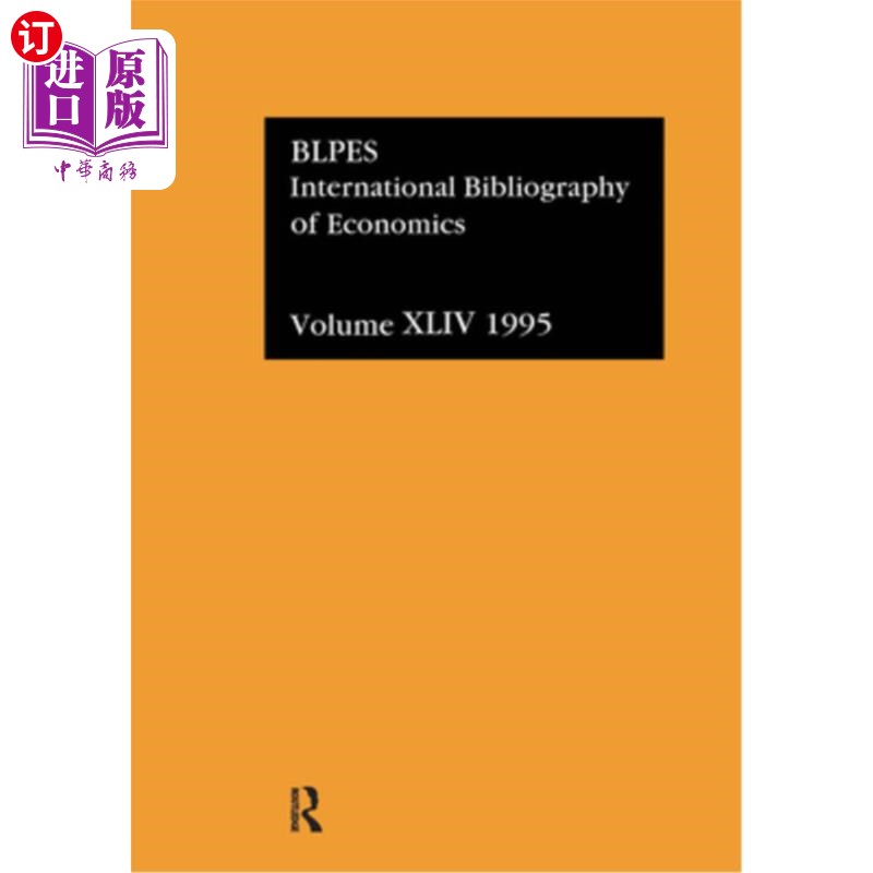 海外直订Ibss: Economics: 1995 Vol 44 Ibss:经济学：1995年第44卷