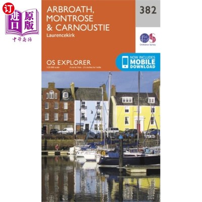 海外直订Arbroath, Montrose and Carnoustie 阿尔布罗斯，蒙特罗斯和卡诺斯蒂