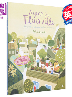 现货 石榴街续集 Felicita Sala:A Year in Fleurville 弗勒维尔的一年 儿童故事绘本 精品亲子艺术绘本【中商原版】