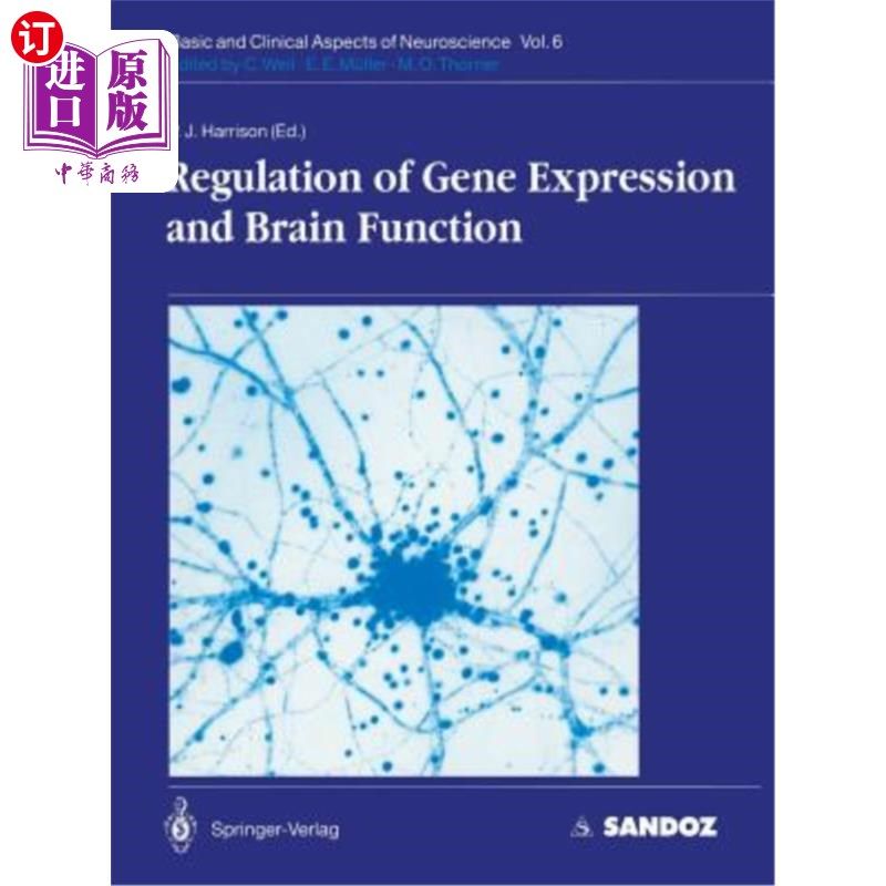 海外直订医药图书Regulation of Gene Expression and Brain Function 基因表达与脑功能的调节