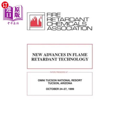 海外直订Frca: New Advances in Flame Retardant Technology 阻燃技术的新进展