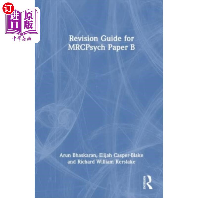 海外直订Revision Guide for MRCPsych Paper B MRCPsych论文B修订指南