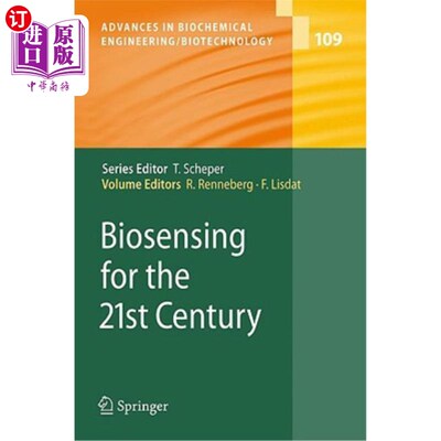 海外直订Biosensing for the 21st Century 21世纪的生物传感