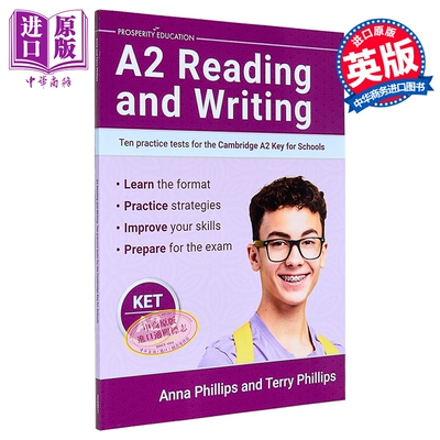 2025新版 阅读和写作提升 剑桥KET考试A2等级10套模拟测试练习含答案 A2 Reading and Writing Cambridge A2 Key 【中商原版?