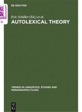 海外直订Autolexical Theory 自词汇理论