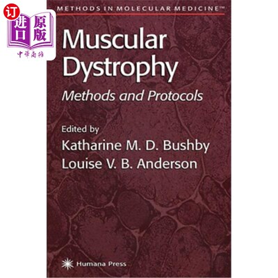 海外直订医药图书Muscular Dystrophy: Methods and Protocols 肌营养不良症：方法和方案