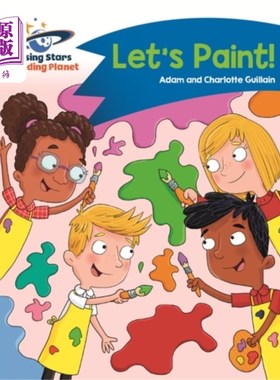 Reading Planet - Let's Paint! - Blue: Comet Stre... 阅读星球-让我们画画！-蓝色：彗星街的孩子们【中商原版】