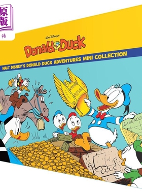 预售 华特迪士尼唐老鸭历险记迷你系列 Walt Disney Donald Duck Adventure Mini Collection 英文原版 Carl Barks【中商原版】