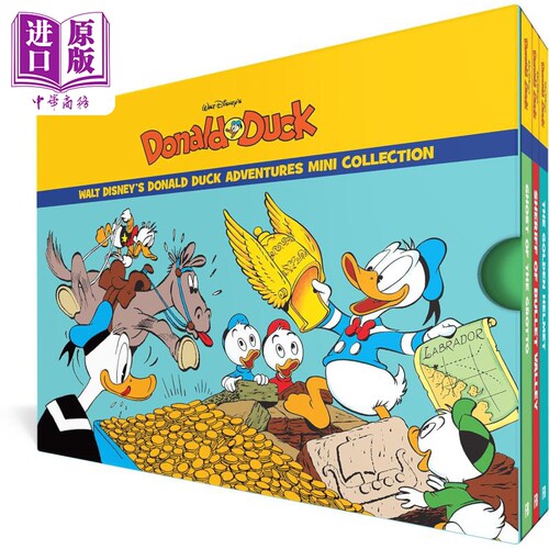 华特迪士尼唐老鸭历险记迷你系列 Walt Disney Donald Duck Adventure Mini Collection 英文原版 Carl Barks【中商原版】