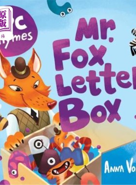 海外直订ABC Rhymes. Mr. Fox Letter Box. ABC押韵福克斯先生的信箱。