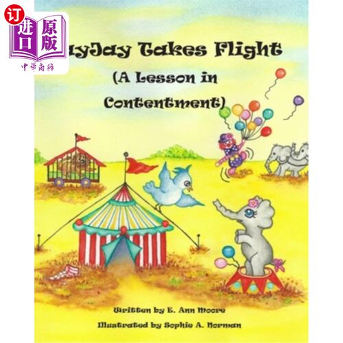 海外直订JayJay Takes Flight: A Lesson in Contentment JayJay飞翔：知足的一课