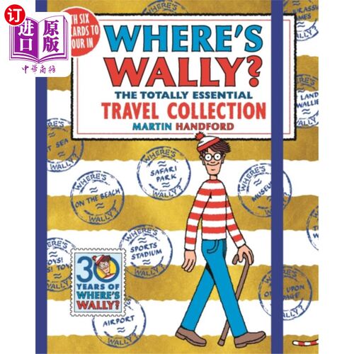 海外直订Where's Wally? The Totally Essential Travel Coll... 沃利在哪儿?绝对必要的旅行收藏