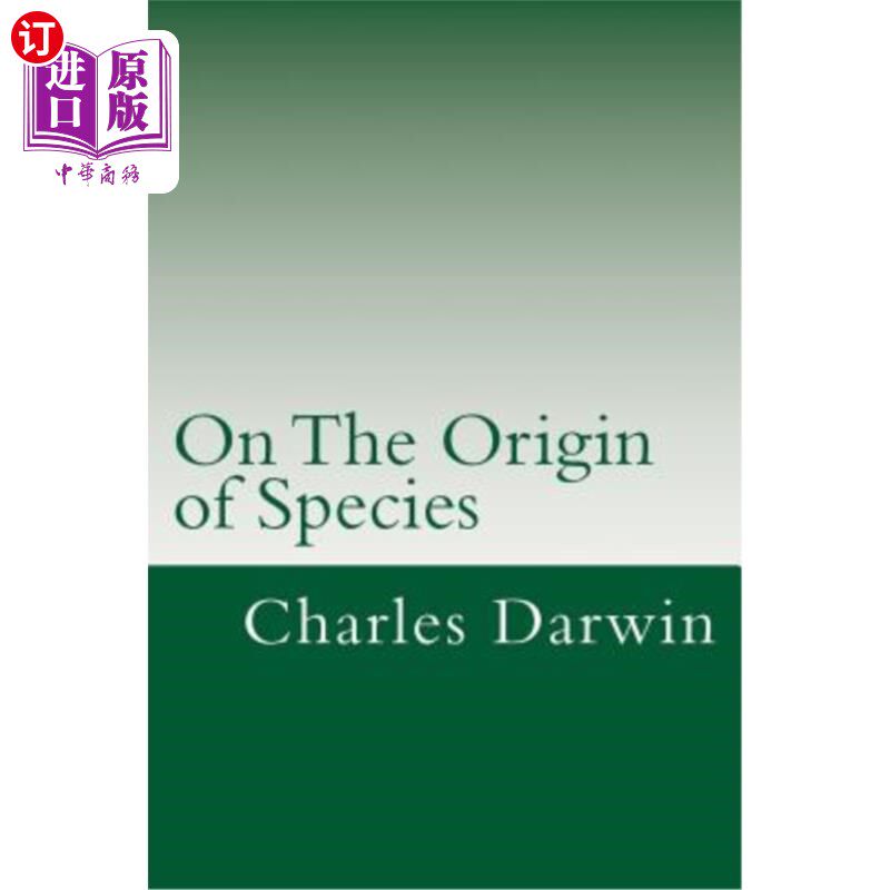 海外直订On the Origin of Species: Or the Preservation of Favoured Races in the Struggle