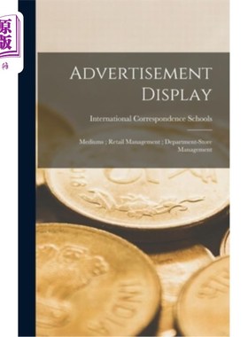 海外直订Advertisement Display; Mediums; Retail Management; Department-Store Management 广告显示;媒介;零售管理;百货