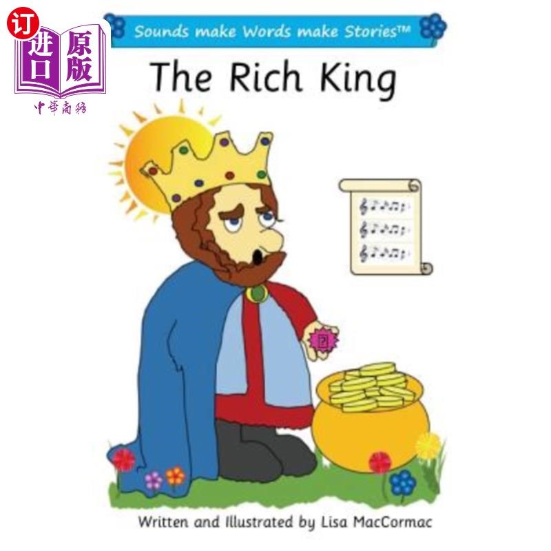 海外直订The Rich King: Sounds make Words make Stories, Entry Level, Series 1, Book 8 《财王：声音造词造故事》，入门