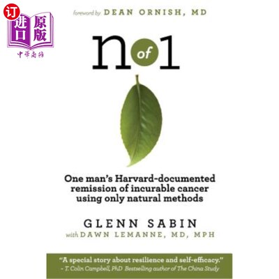 海外直订医药图书n of 1: One man's Harvard-documented remission of incurable cancer using only na n = 1: