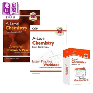 Chemistry 1&2 中商原版 教辅 ALevel Revision 含答案 中学高级水平考试 AQA 化学练复习备考套装 在线版 Year 英国CGP原版