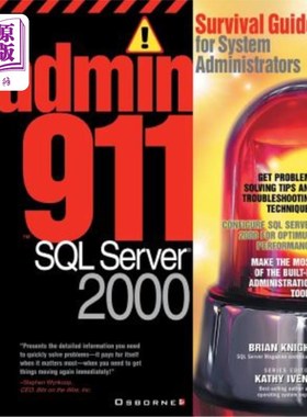 海外直订Admin911 SQL Server 2000: A Survival Guide for System Administrators (2000) Admin911 SQL Se