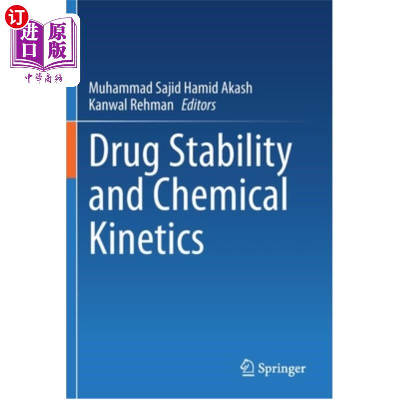 海外直订医药图书Drug Stability and Chemical Kinetics 药物稳定性与化学动力学