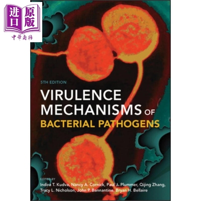 现货 细菌病原体毒力机制 第5版 Virulence Mechanisms of Bacterial Pathogens 英文原版 Indira Kudva【中商原版】Wiley