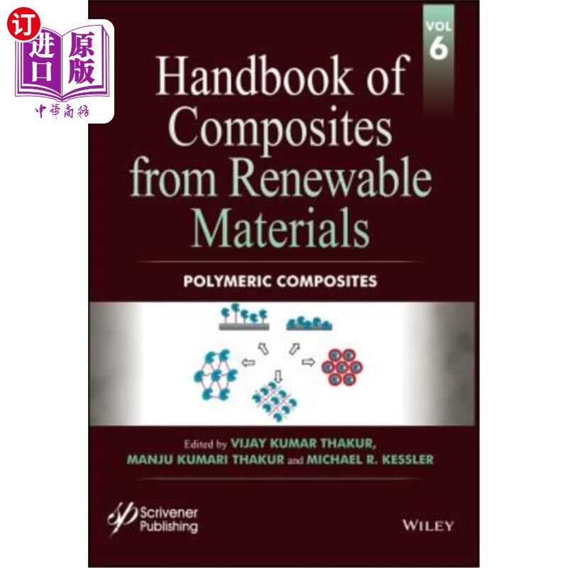 海外直订Handbook of Composites from Renewable Materials, Polymeric Composites 可再生材料复合材料手册，高分子复合材