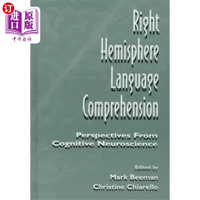海外直订Right Hemisphere Language Comprehension 右脑语言理解
