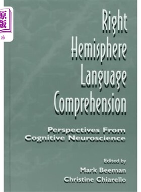 海外直订Right Hemisphere Language Comprehension 右脑语言理解