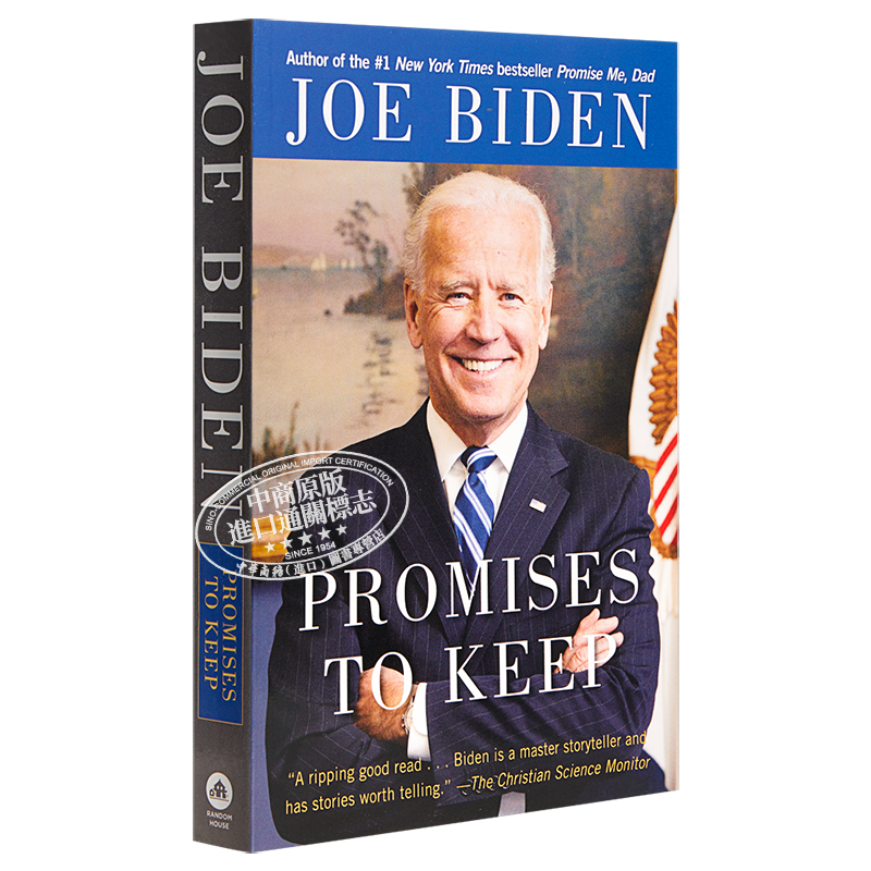 拜登自传 Promises to Keep On Life and Politics 英文原版 信守诺言 2024年美国总统大选 人物传记