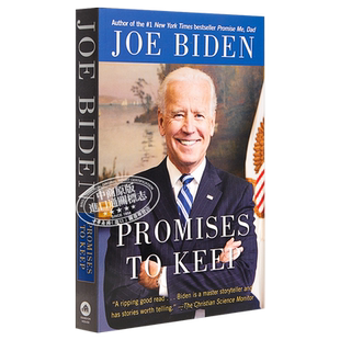 预售 拜登自传 Promises to Keep On Life and Politics 英文原版 信守诺言 2024年美国总统大选 人物传记