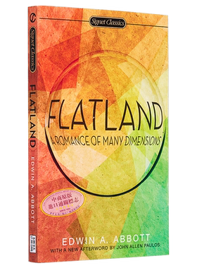 预售 平面国 英文原版 科幻小说 Flatland: A Romance of Many Dimensions Edwin A Abbott 可搭 The Worlds I See Li Fei Fei 李?
