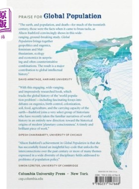 海外直订Global Population: History, Geopolitics, and Life on Earth 全球人口:历史、地缘政治与地球上的生命