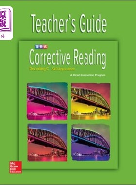 海外直订Corrective Reading Decoding Level C, Teacher Gui... 纠正阅读解码C级，教师指南