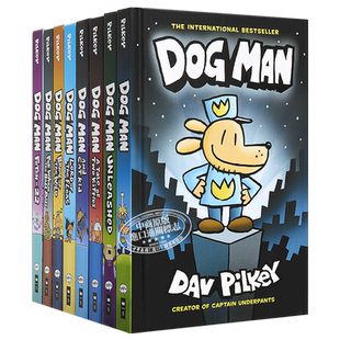 神探狗狗桥梁漫画1-11平装套装 Dog Man series 1-11 paperback Pack 狗狗侦探 英文原版幽默漫画章节书图像小说【中商原版?