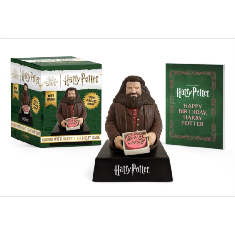 哈利波特 生日蛋糕 有声迷你摆件 Hagrid with Harrys Birthday Cake With Sound 英文原版 Donald Lemke 影视导览书【中商原