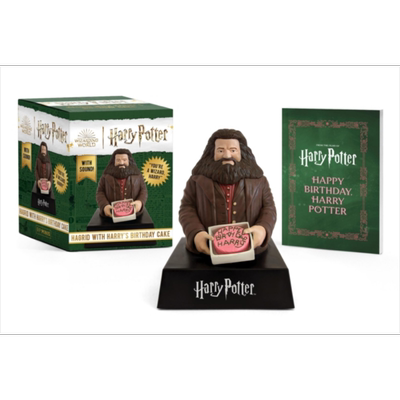 哈利波特 生日蛋糕 有声迷你摆件 Hagrid with Harrys Birthday Cake With Sound 英文原版 Donald Lemke 影视导览书【中商原