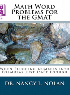 海外直订Math Word Problems for the GMAT: When Plugging Numbers into Formulas Just Isn't  GMAT数学应用题:把数字代入