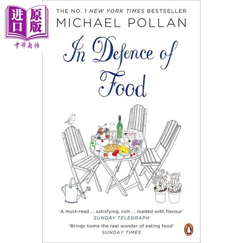 现货 为食物辩护 食者的宣言 英文原版 In Defense of Food 迈克尔 波伦 Michael Pollan【中商原版】
