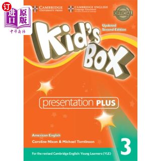 海外直订Kid's Box Level 3 Presentation Plus DVD-ROM Amer... 儿童盒三级展示+ DVD-ROM美式英语